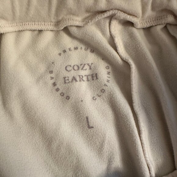 Cozy Earth Ivory Women's Bamboo Jogger Pant Size Large - Picture 4 of 6